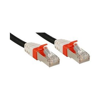 LINDY Câble réseau patch en cuivre - 6A S/FTP - PIMF Premium - 10 Gbit - 500Mhz - LSOH - 7,5 m - Noir