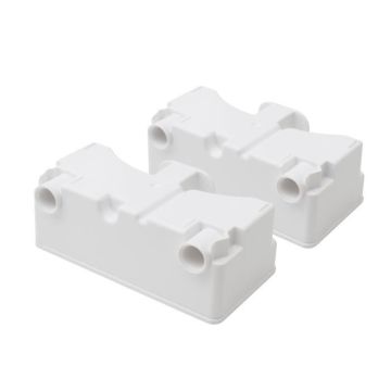 Lot de 2 cartouches anti-calcaire CAC1 pour HYDROJETV2 - Blanc