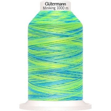 Fil à coudre Gütermann Miniking Multicolor, N° 120 Fil à coudre Gütermann Miniking Multicolor, N° 120, 1000 m 9968 Lime