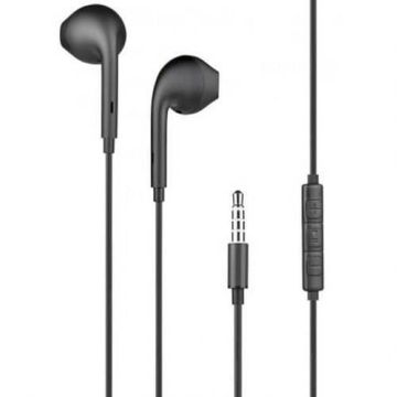 Ecouteurs Jack 3.5mm Intra-auriculaire avec Télécommande et Micro BIGBEN CONNECTED Noir