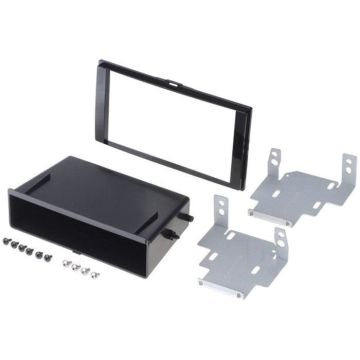 Kit 2Din compatible Nissan Micra K14 Note ap13 avec vide-poche - noir brillant