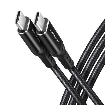 Câble USB - AXAGON - BUCM432-CM10AB - 1 m - USB4 Gen 3x2 - USB-C Noir