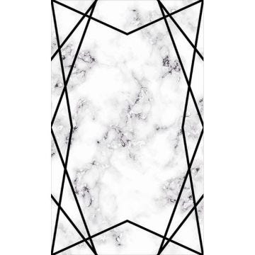 Tapis Croisé, Noir Dimensions - 120x180