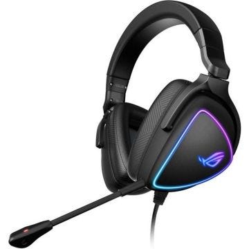Micro-Casque Gamer ASUS ROG Delta S - USB-C - Ultraléger - RGB - Compatible PC, Nintendo Switch et Sony PlayStation