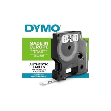 DYMO LabelManager cassette ruban D1 9mm x 7m Noir/Blanc (compatible avec les LabelManager et les LabelWriter Duo)