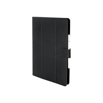 Tucano Facile Plus Protection à rabat pour tablette polyuréthane, caoutchouc silicone, cuir écologique noir