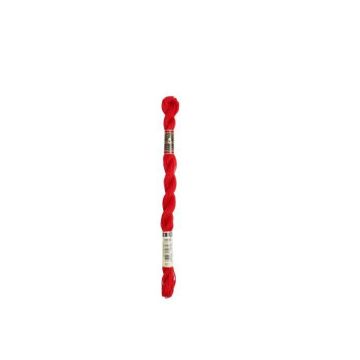 Fil - DMC - Coton Perlé Médium N5 - Rouge - 100% coton - 15 mètres
