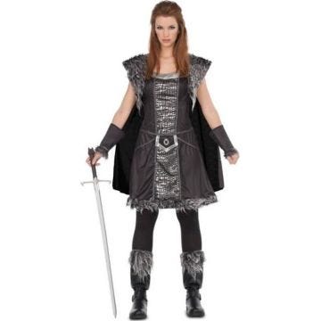 Déguisement de Guerrière du Nord - Disfrazzes - Femme - Multicolore - Robe avec cape - Accessoires inclus