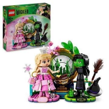 LEGO® Wicked 75682 Figurines d’Elphaba et de Glinda - Idée Cadeau Anniversaire