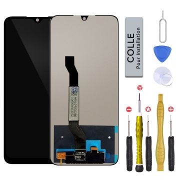 Ecran Remplacement pour XIAOMI REDMI NOTE 8T Noir + Outils + Colle
