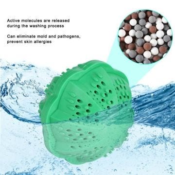 Pwshymi Boule à linge Pwshymi Boule de lavage Outil multifonctionnel de nettoyage de vêtements de droguerie lessive