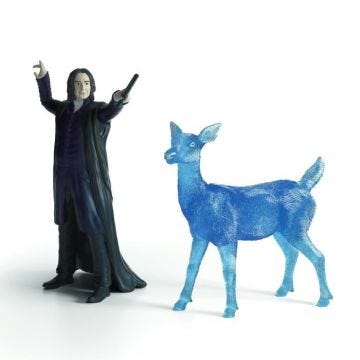 Figurine Rogue et son Patronus, SCHLEICH 42683 Harry Potter®, dès 6 ans