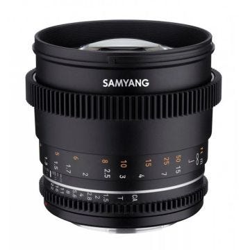 Samyang VDSLR 85mm T1.5 MK2 Sony E