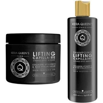 PACK SOIN Lifting capillaire KERA QUEEN'S MASQUE 500ML + SHAMPOING 500ML