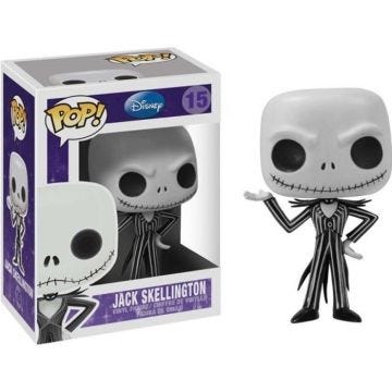 Figurine - Funko Pop! - L'Etrange Noël de Monsieur Jack - Jack Skellington - Noir et gris - 10 cm