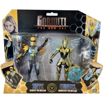 Coffret figurines - GORMITI - Scion et Gormiti associé Air - Skye et Windel - 15 cm - À partir de 4 ans - GRV191