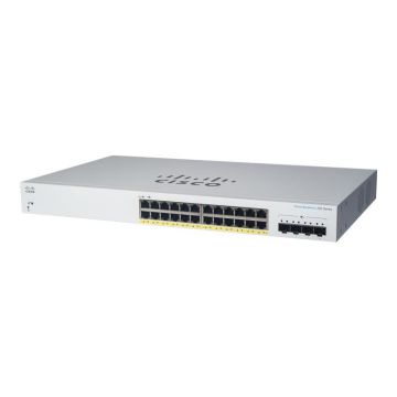 Commutateur - Cisco - CBS220-24P-4G - 24 ports - PoE+ 195W - 4x1G SFP
