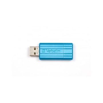 VERBATIM Clé USB PinStripe - 16 Go - USB 2.0 - Bleu