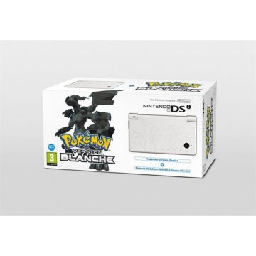 Console Nintendo DSi Blanche édition limitée Pokémon avec le jeu Pokémon Version Blanche