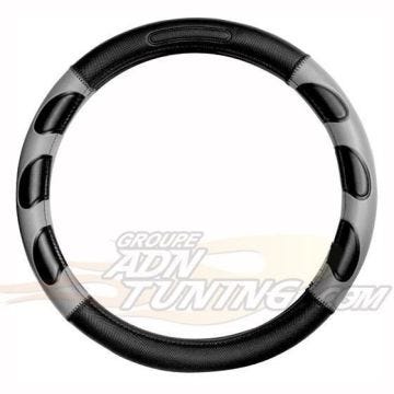 Couvre volant -GRIP- Noir/Gris/Noir - BC Corona