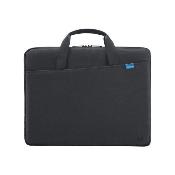 Sacoche compacte - Mobilis - Trendy - 35% recyclé - Noir - 12-14 pouces
