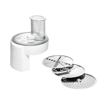 Ensemble bol rapeur éminceur - BOSCH - 125974 - 3 disques - Accessoire trancheur - Robot ménager