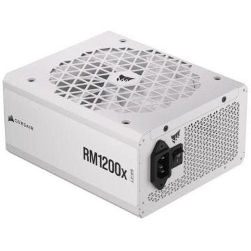 CORSAIR - Bloc d'alimentation - RM1200x Shift White Cybenetics - ATX entièrement modulaire - Certifié Gold 80 Plus - 1200 watts