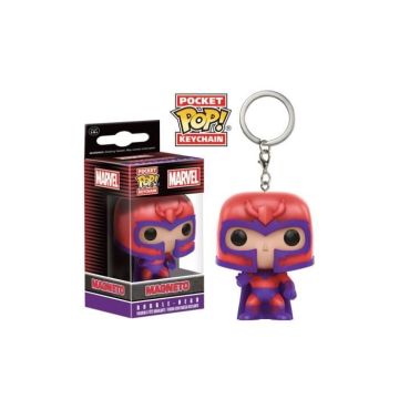 Porte Clé Marvel - FUNKO - Magneto Pocket Pop - Noir - Enfant - Vinyl
