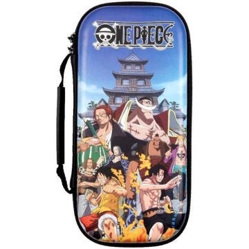 Housse de protection - KONIX - One Piece - Compatible Switch - Rangement 8 jeux - Motif Marine