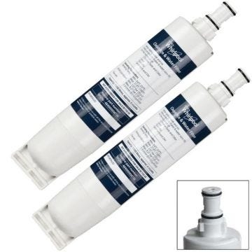 Lot de 2 cartouches filtres a eau SBS002 (101545-50294) - Réfrigérateur, congélateur - WHIRLPOOL (10825)