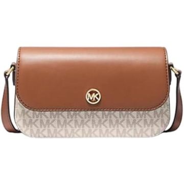 Sac Pochette - MICHAEL KORS - Jet Set Travel - Cuir - Marron - Zippée