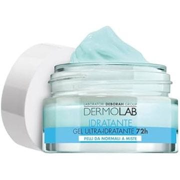 Gel Ultra-Hydratant 72H - DERMOLAB - Pour Peaux Normales et Mixtes - Acides Hyaluroniques et DH Hydra