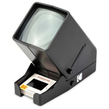 Visionneuse de Films & Diapositives - KODAK Viewer - Secteur ou Piles AA - Grossissement x3