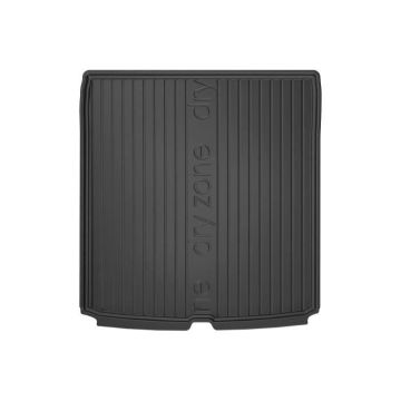Tapis de coffre DryZone Frogum pour SKODA Octavia II SW 2004-2013 sur mesure en Caoutchouc Noir