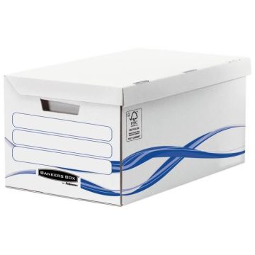 Caisse archives FELLOWES Basic - Blanc - Format maxi