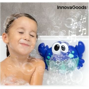 Jouet musical pour le bain Crabe avec bulles de savon Crabbly InnovaGoods - Kids Mate