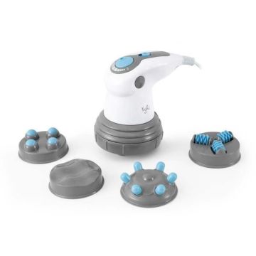 Masseur - YOGHI - Multi Usages 4 Têtes - Anticellulite - Peau et Muscles