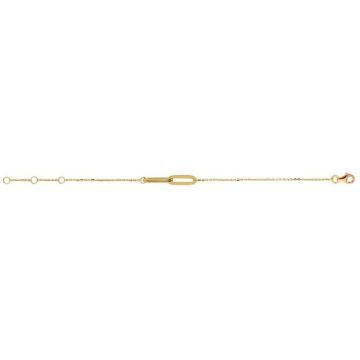 Bracelet enfant - BRILLAXIS - Bracelet Brillaxis or jaune 18 carats - Couleur de la matière:Jaune Taille/Longueur:18 cm