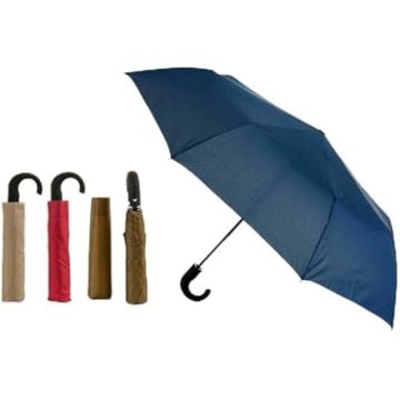 Parapluie - BIGBUY HOME - Modèle Standard - Polyester - 100 x 100 x 62 cm - 16 unités