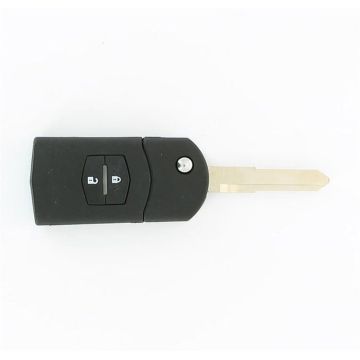 COQUE CLE ADAPTABLE MAZDA 2 BOUTONS LAME CRANTEE RETRACTABLE