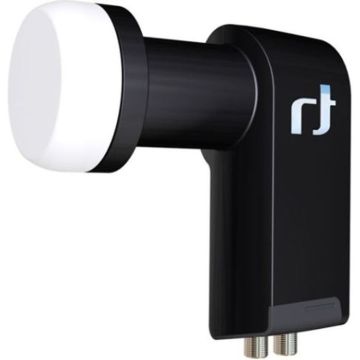 LNB Twin Haut Gain HGLN 40mm LNB - Black Ultra - Réception Difficile - Inverto - Sorties Indépendantes