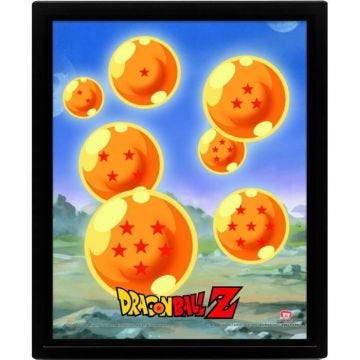 Dragon Ball Z - Affiche lenticulaire 3D Shenron déchaîné 28,7 x 23,5cm