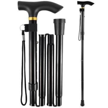 Canne Pliable Canne de Marche bâton de Trekking Hommes et Femmes béquille Pliable réglable Personnes âgées…