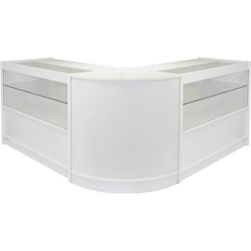 Comptoirs de Magasin Gemini C1200 et CM60 Blanc-Lilas