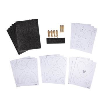 Kit Kit à piquer avec modèles XL, 15x20cm, sct. 6kit