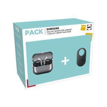 Écouteurs sans fil - GALAXY BUDS3 PRO - Argent - Réduction active du bruit - Bluetooth 5.4 - Autonomie 30h