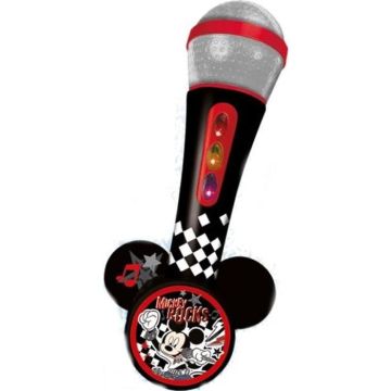 MICKEY Microphone avec amplificateur - Mélodies et lumières - A piles