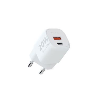 Chargeur mural 20W GaN² Blanc XTORM - XT-XEC020 - Double port - Compact et léger