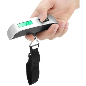 Hztyyier Pegrave;se Bagage Electronique Max 50Kg-110Lb, Balance Numeacute;rique Portable avec LCD reacute;tro-eacute;clairage, Peson