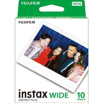 Papier photo instantané - Fujifilm - INSTAX WIDE MONOPACK - 10 films - Couleur blanche - Utilisation intérieure